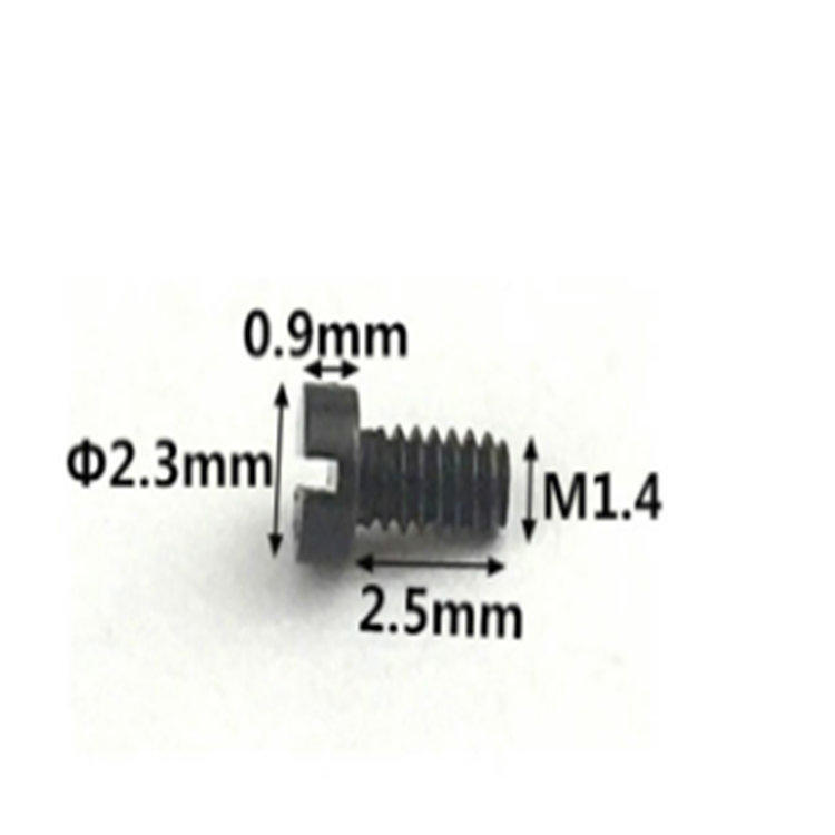 M1.4 مینی پیچ کوچک 1.5 میلی متری تیتانیوم برای عینک