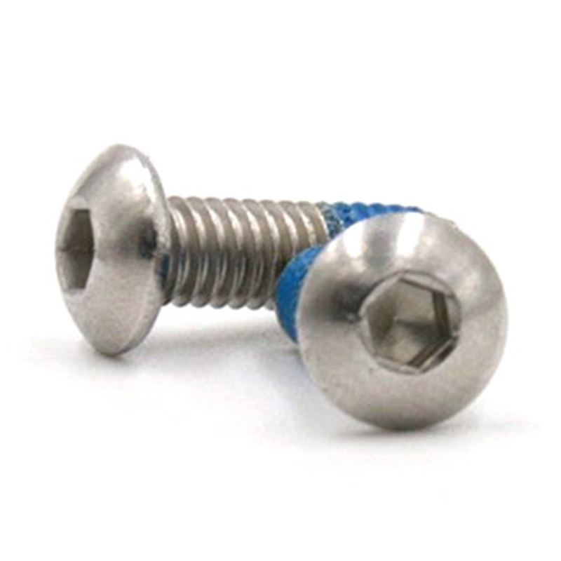 سوکت سر دکمه M3X6 میکرو پیچ کوچک با پچ نایلون