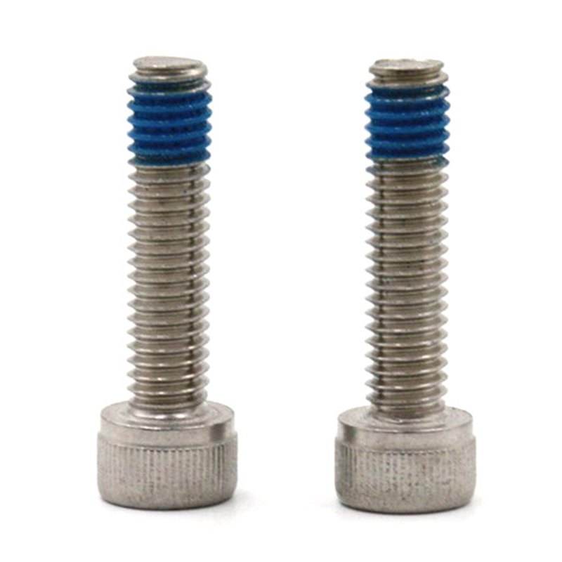 Stainless steel 18-8 hex socket head screw with nylon patch Stainless steel 18-8 hex socket head screw with nylon patch