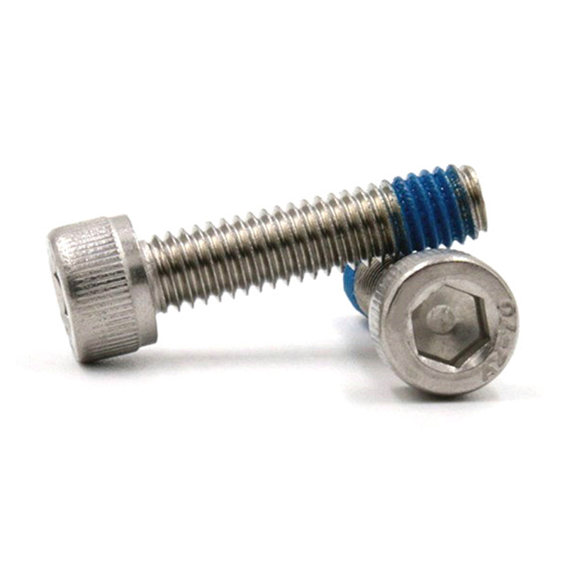 Stainless steel 18-8 hex socket head screw with nylon patch Stainless steel 18-8 hex socket head screw with nylon patch