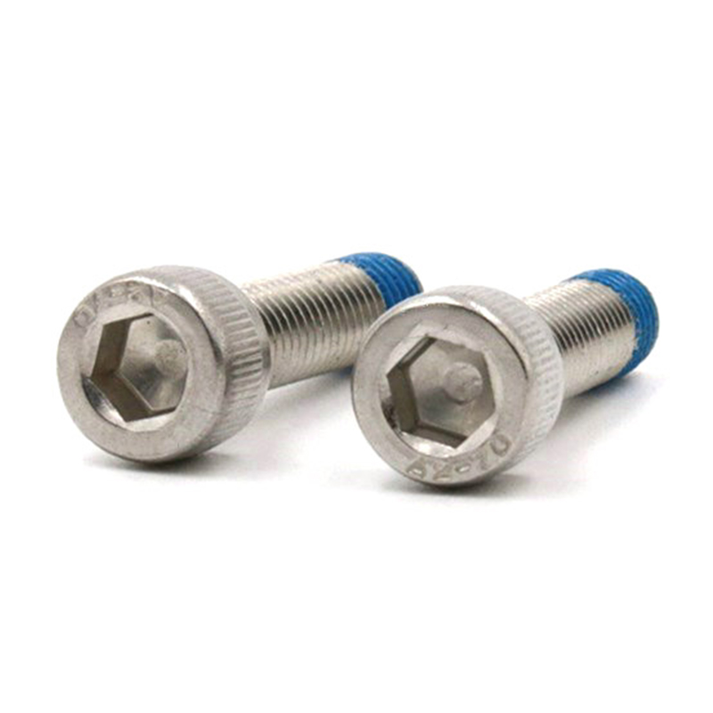 Stainless steel 18-8 hex socket head screw with nylon patch Stainless steel 18-8 hex socket head screw with nylon patch
